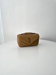 Fortok YSL Lou Lou Mini Bag Brown 02 24 x 14 x 6 cm - 5