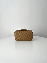 Fortok YSL Lou Lou Mini Bag Brown 02 24 x 14 x 6 cm - 4