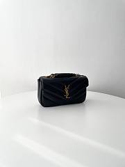 Fortok YSL Lou Lou Mini Bag Black 24 x 14 x 6 cm - 2