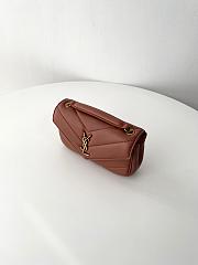 Fortok YSL Lou Lou Micro Bag Chocolate 20x12x5cm  - 4