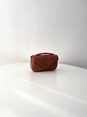 Fortok YSL Lou Lou Micro Bag Chocolate 20x12x5cm  - 3