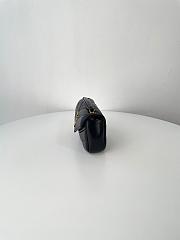 Fortok YSL Lou Lou Micro Bag Black 20x12x5cm  - 5