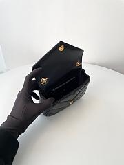 Fortok YSL Lou Lou Micro Bag Black 20x12x5cm  - 4