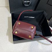 Fortok YSL Le 37 Mini In Shiny Leather Rouge 15cm13cm6cm - 6