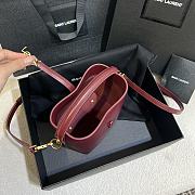 Fortok YSL Le 37 Mini In Shiny Leather Rouge 15cm13cm6cm - 3