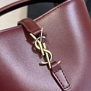 Fortok YSL Le 37 Mini In Shiny Leather Rouge 15cm13cm6cm - 2