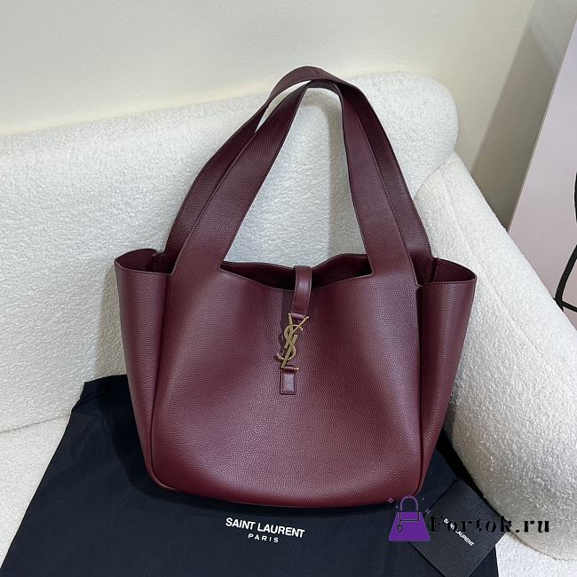 Fortok Saint Laurent Le 5 À 7 Bea Leather Rouge 50cm28cm18cm - 1