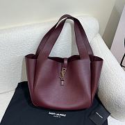 Fortok Saint Laurent Le 5 À 7 Bea Leather Rouge 50cm28cm18cm - 1