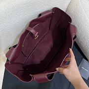 Fortok Saint Laurent Le 5 À 7 Bea Leather Rouge 50cm28cm18cm - 6