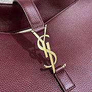 Fortok Saint Laurent Le 5 À 7 Bea Leather Rouge 50cm28cm18cm - 2
