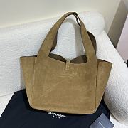 Fortok Saint Laurent Le 5 À 7 Bea Suede Brown 50cm28cm18cm - 3