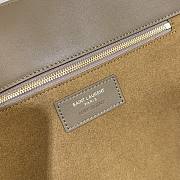 Fortok Saint Laurent Le 5 À 7 Bea Suede Brown 50cm28cm18cm - 2