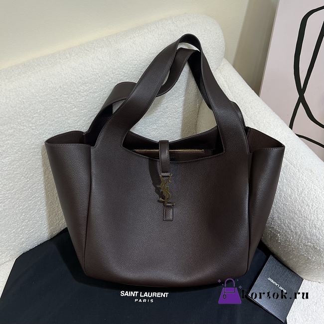 Fortok Saint Laurent Le 5 À 7 Bea Leather Dark Chocolate 50cm28cm18cm - 1