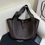 Fortok Saint Laurent Le 5 À 7 Bea Leather Dark Chocolate 50cm28cm18cm - 1