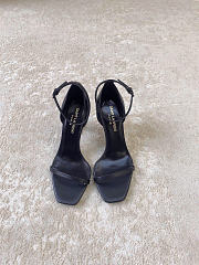 Fortok Saint Laurent Opyum - Black - Sandal Heels - Silver - 3