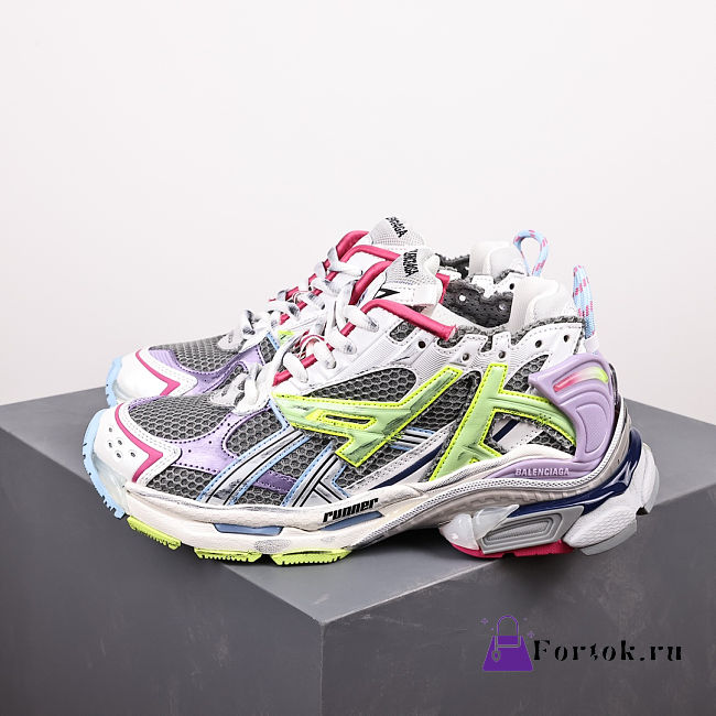 Fortok Balenciaga Women's Runner Sneaker in Grey - 1