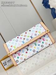 Fortok Louis Vuitton Monogram Takashi Murakami White Multicolor Wallet 19 x 10 x 2 cm - 1