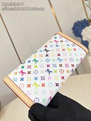 Fortok Louis Vuitton Monogram Takashi Murakami White Multicolor Wallet 19 x 10 x 2 cm - 2