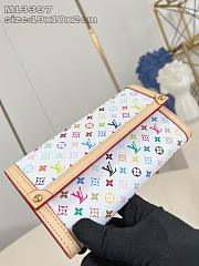 Fortok Louis Vuitton Monogram Takashi Murakami White Multicolor Wallet 19 x 10 x 2 cm - 4