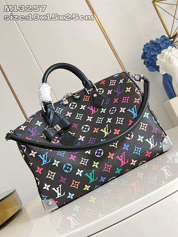 Fortok Louis Vuitton Monogram Takashi Murakami Soft Speedy 30 Black 21 x 17 x 30 cm