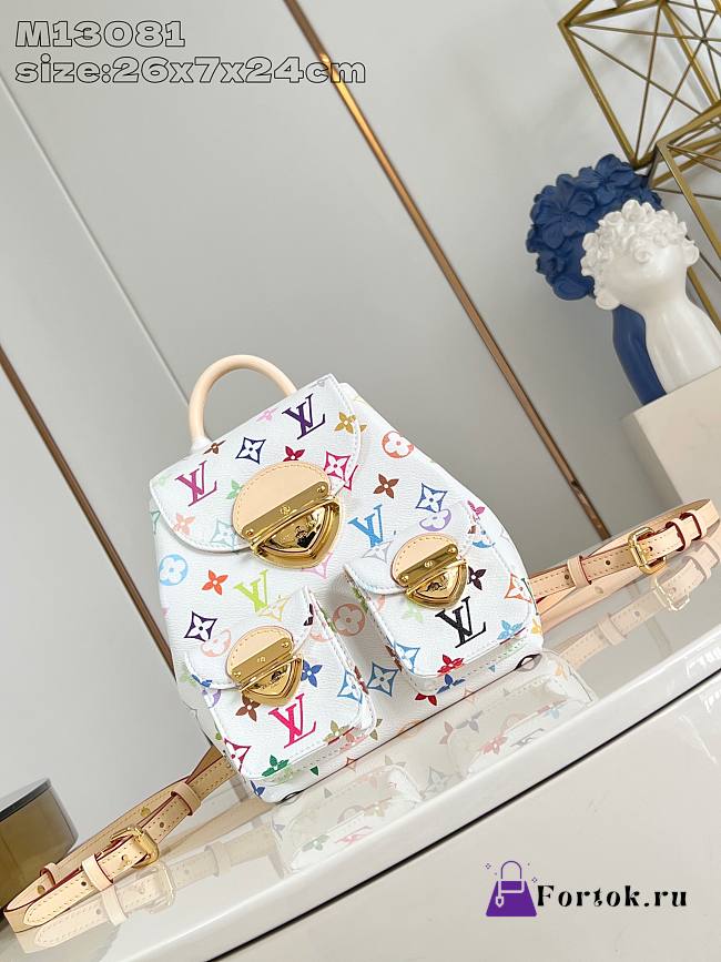 Fortok Louis Vuitton x Takashi Murakami Venice M13081 Backpack 26 x 7 x 24 cm - 1