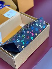 Fortok Louis Vuitton x Takashi Murakami Pouch Black 20 x 5.5 x 25 cm - 4