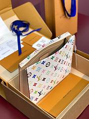 Fortok Louis Vuitton x Takashi Murakami Pouch White 20 x 5.5 x 25 cm - 4