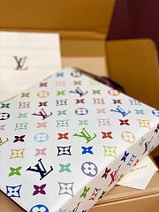 Fortok Louis Vuitton x Takashi Murakami Pouch White 20 x 5.5 x 25 cm - 6
