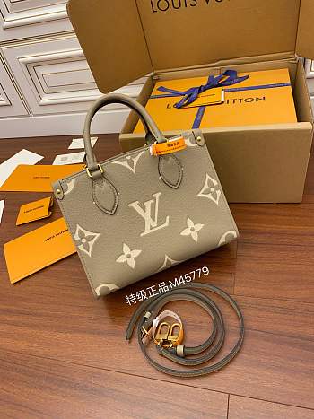 Fortok Louis Vuitton OnTheGo Bicolor Monogram Empreinte 25x19x11.5CM