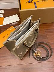Fortok Louis Vuitton OnTheGo Bicolor Monogram Empreinte 25x19x11.5CM - 6