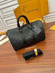 Fortok Louis Vuitton Keepall Bandoulière Black 34x21x12CM - 1
