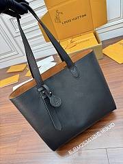 Fortok Louis Vuitton Low Key Cabas MM Black M25343 47x30x14CM - 4