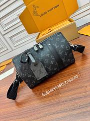 Fortok Louis Vuitton KeepAll Black 27x17x13CM - 1