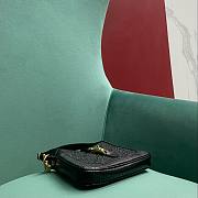 Fortok Gucci Jackie Full Black 13x 19 3cm - 2