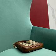 Fortok Gucci Jackie Black Brown 13x 19 3cm - 6