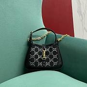 Fortok Gucci Jackie GG Black 13x 19 3cm - 1