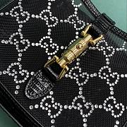 Fortok Gucci Jackie GG Black 13x 19 3cm - 3