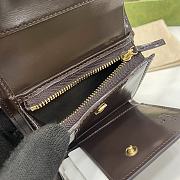 Fortok Gucci Luce Mini Wallet Brown 12 x 11 x 3 cm - 4