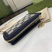 Fortok GG Emblem zip card case Blue 13 x 9 x 3 cm - 4