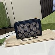 Fortok GG Emblem zip card case Blue 13 x 9 x 3 cm - 3