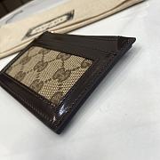 Fortok Gucci Luce Card Case Brown 11.5 x 7.5 x 1.5 cm - 5