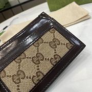 Fortok Gucci Luce Card Case Brown 11.5 x 7.5 x 1.5 cm - 2