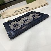 Fortok Gucci Luce Card Case Blue 11.5 x 7.5 x 1.5 cm - 2