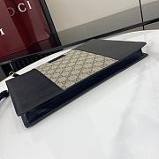 Fortok Gucci Pouch Brown And Black 28 x 22 x 3 cm - 6