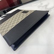Fortok Gucci Pouch Brown And Black 28 x 22 x 3 cm - 4