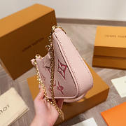 Fortok Louis Vuitton Pochette Accessories Pink 19 x 11.5 x 3 см - 2