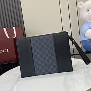Fortok Gucci Pouch Navy And Black 28 x 22 x 3 cm - 2
