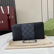 Fortok Gucci GG Supreme Long Wallet Navy 19 x 10 x 2.5 cm - 1