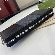 Fortok Gucci GG Supreme Long Wallet Navy 19 x 10 x 2.5 cm - 3