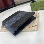 Fortok Gucci GG Supreme Wallet Navy 11 x 9 cm - 5